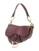 Christian Dior Ostrich Saddle