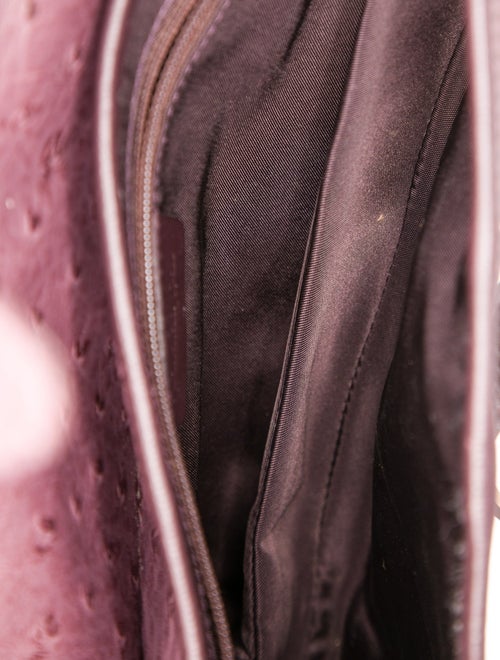 Christian Dior Ostrich Saddle