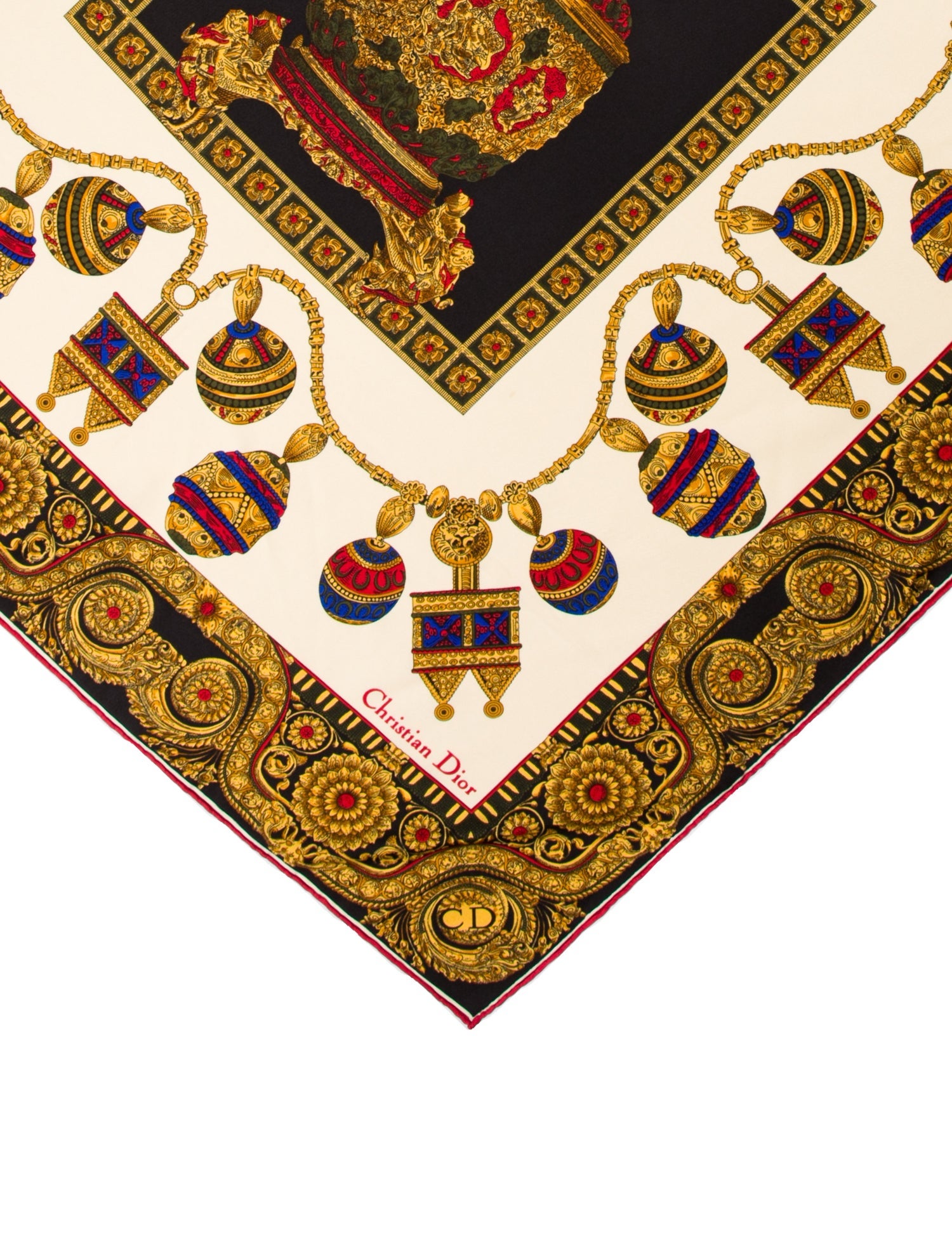 Christian Dior Silk Printed Scarf