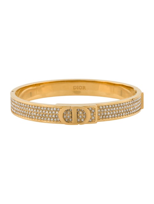 Christian Dior Crystal 30 Montaigne Hinge Bangle