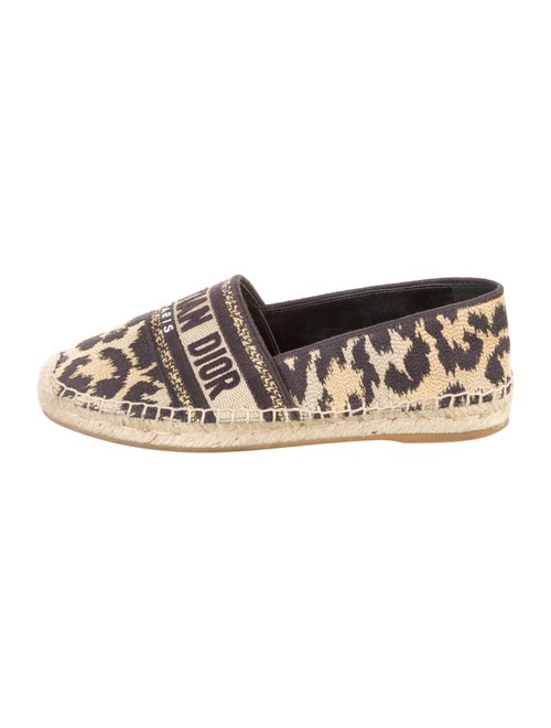 Christian Dior Granville Espadrilles Animal Print Espadrilles