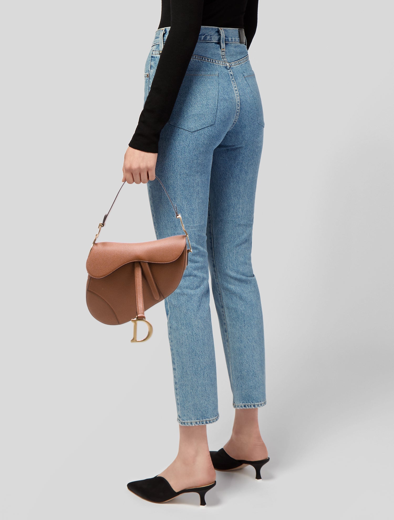 Christian Dior Leather Saddle