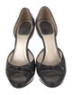 Christian Dior Leather Animal Print D'Orsay Pumps