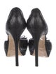Christian Dior Leather Animal Print D'Orsay Pumps