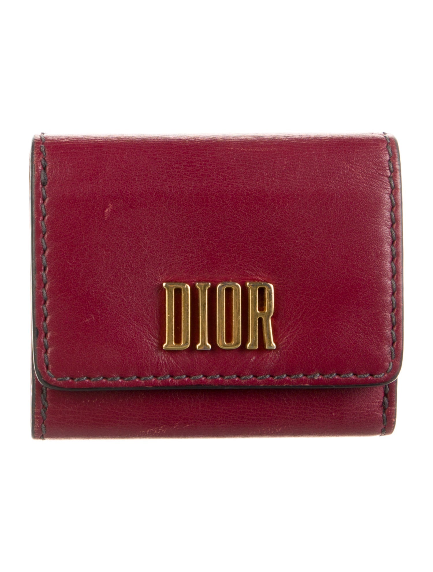 Christian Dior 2018 Leather Compact Wallet