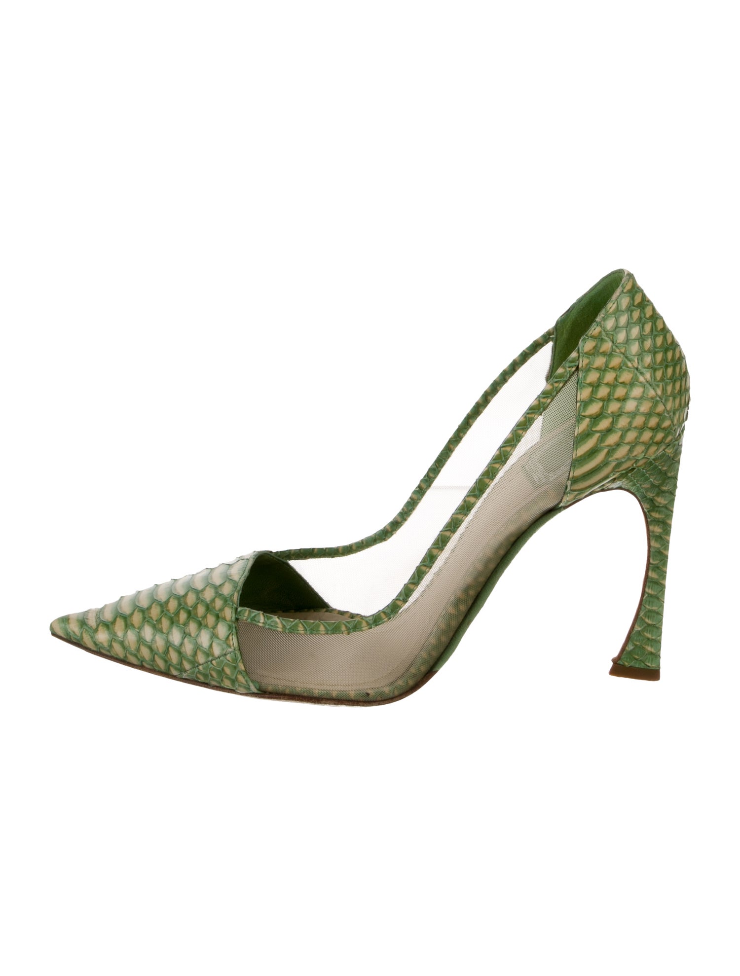 Christian Dior Snakeskin Animal Print Pumps