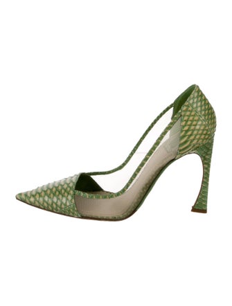 Christian Dior Snakeskin Animal Print Pumps