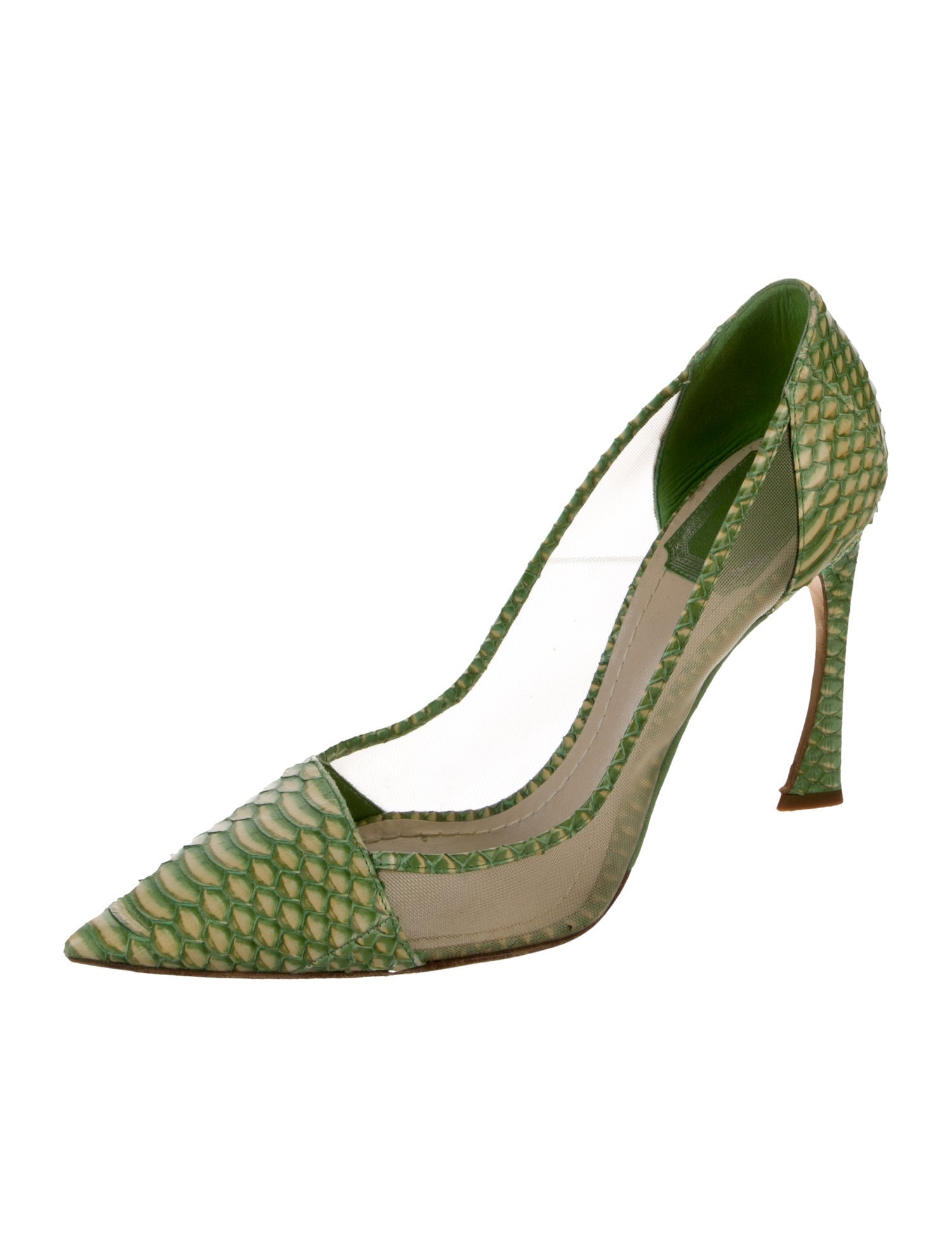 Christian Dior Snakeskin Animal Print Pumps