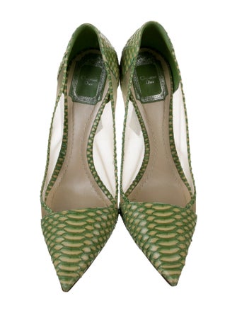 Christian Dior Snakeskin Animal Print Pumps