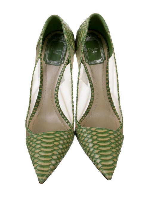 Christian Dior Snakeskin Animal Print Pumps
