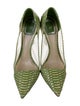 Christian Dior Snakeskin Animal Print Pumps