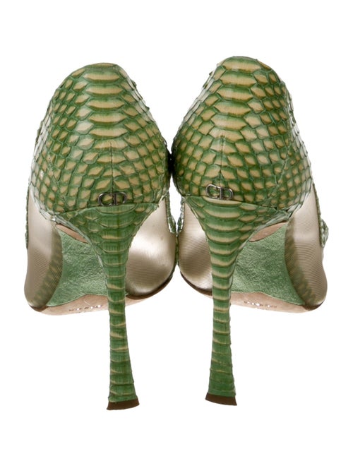 Christian Dior Snakeskin Animal Print Pumps