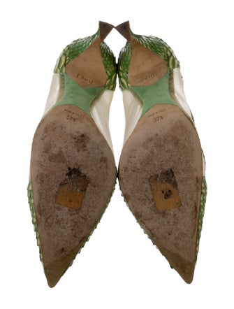 Christian Dior Snakeskin Animal Print Pumps