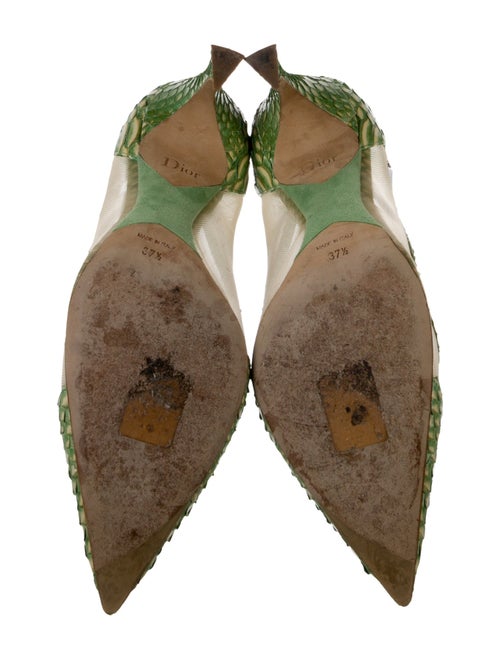 Christian Dior Snakeskin Animal Print Pumps