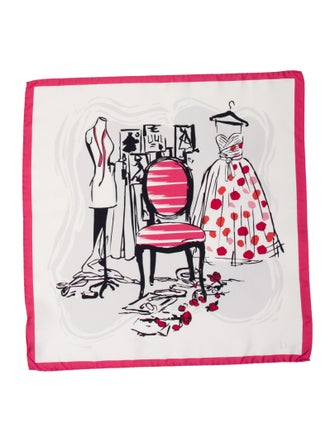 Christian Dior Silk Printed Scarf