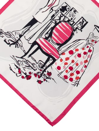 Christian Dior Silk Printed Scarf