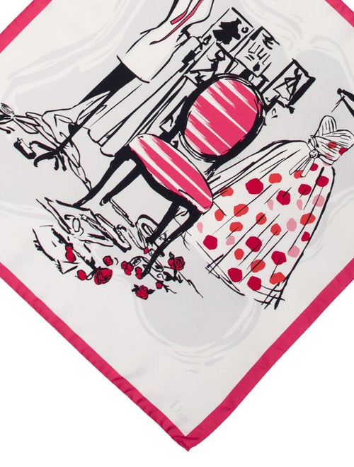 Christian Dior Silk Printed Scarf