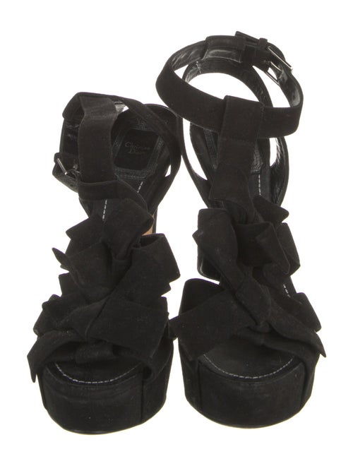 Christian Dior Suede T-Strap Pumps