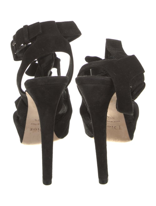 Christian Dior Suede T-Strap Pumps