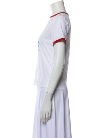 Christian Dior Graphic Print Crew Neck T-Shirt