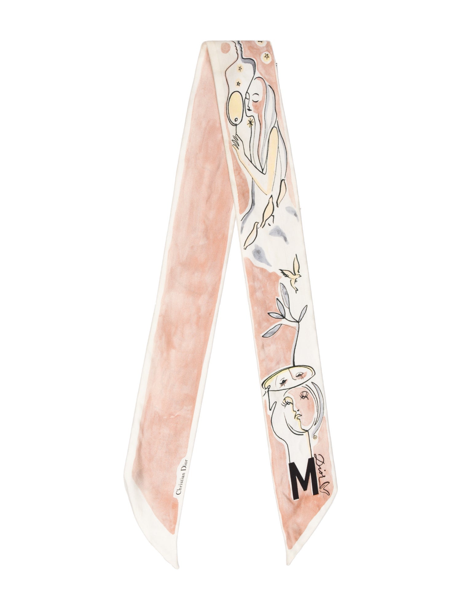 Christian Dior Silk Printed Scarf