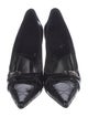 Christian Dior Cannage Pattern Patent Leather Pumps