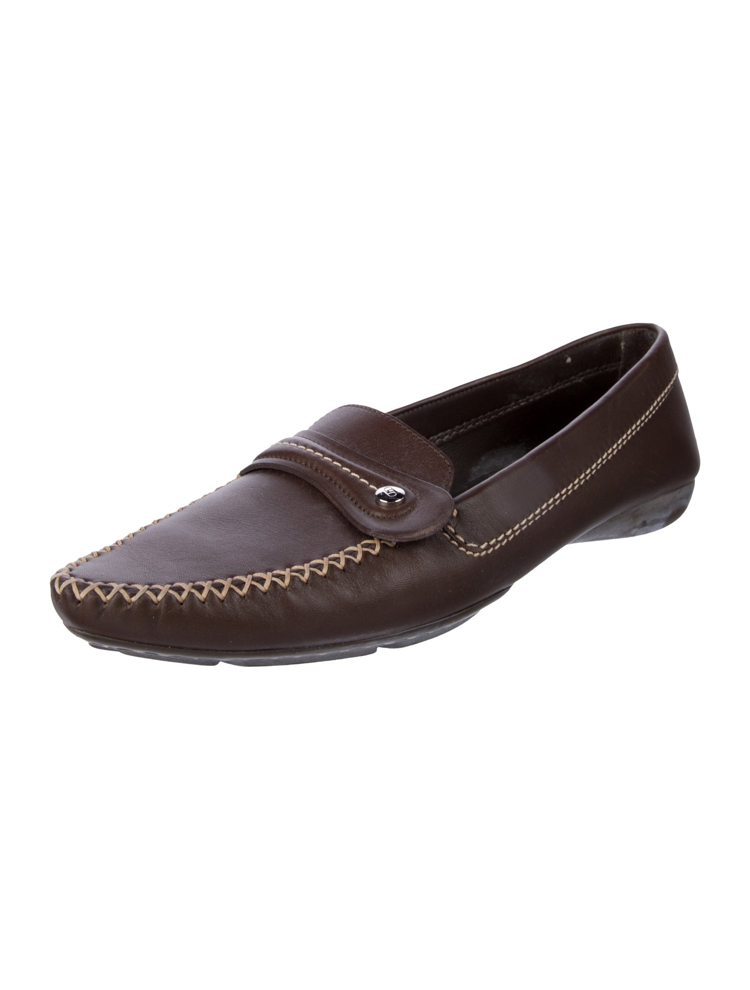 Christian Dior Leather Loafers