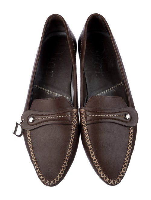 Christian Dior Leather Loafers