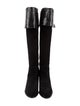 Christian Dior Suede Animal Print Boots