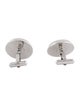 Christian Dior Gray Stone & Enamel Cufflinks