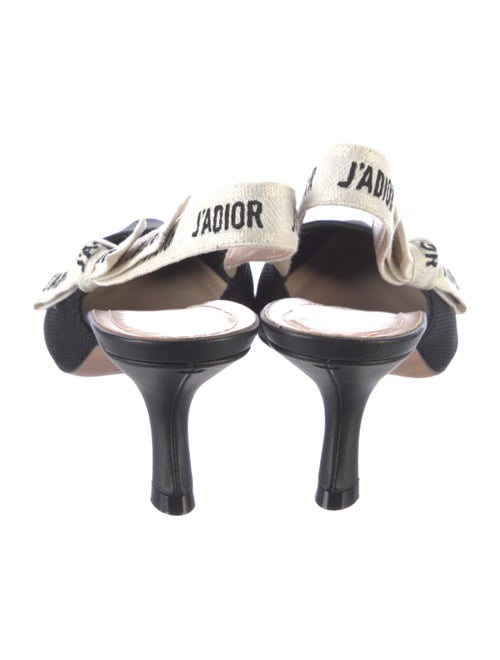 Christian Dior Bow Accents Slingback Pumps