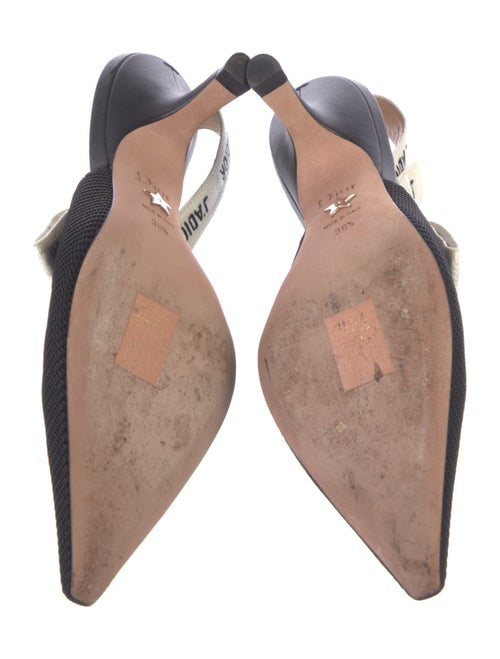 Christian Dior Bow Accents Slingback Pumps