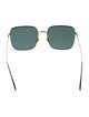 Christian Dior Square Tinted Sunglasses