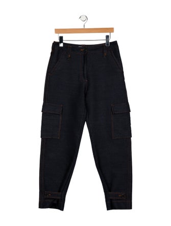 Christian Dior High-Rise Straight Leg Jeans