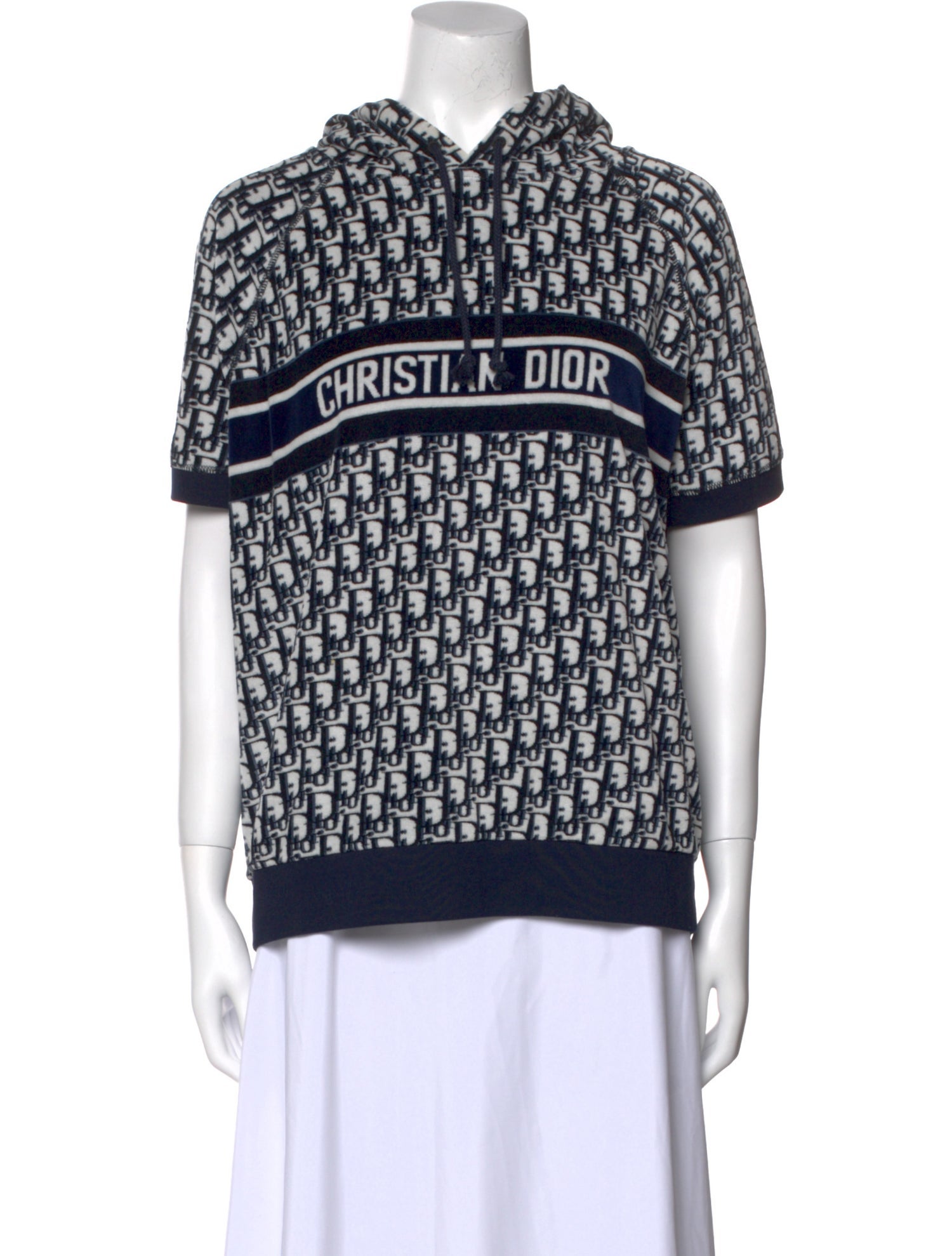Christian Dior Printed Mock Neck Sweatshirt