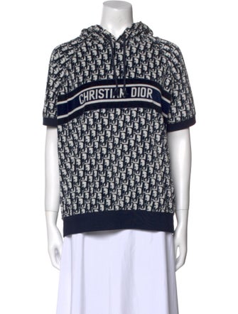 Christian Dior Printed Mock Neck Sweatshirt