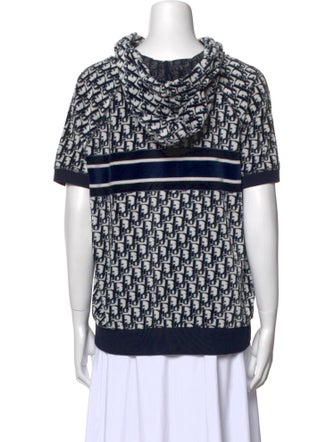 Christian Dior Printed Mock Neck Sweatshirt