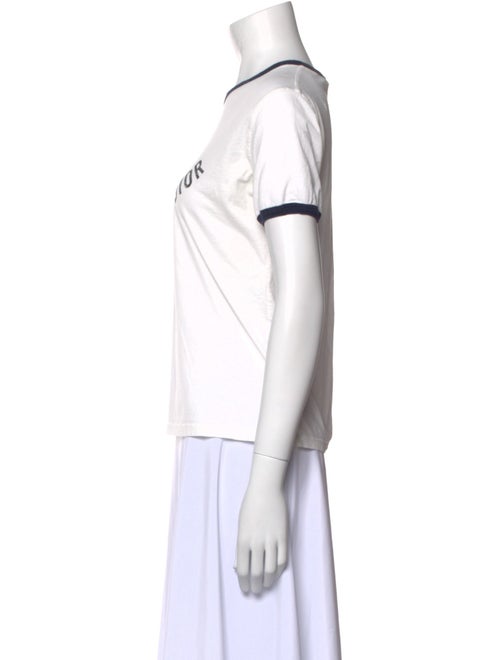 Christian Dior Graphic Print Crew Neck T-Shirt