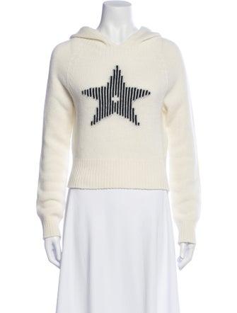 Christian Dior Wool Graphic Print Sweater