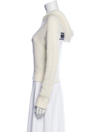 Christian Dior Wool Graphic Print Sweater