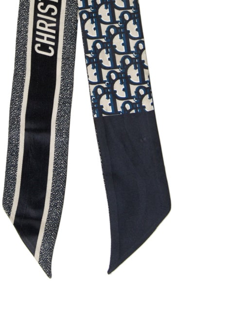 Christian Dior Silk Floral Print Bandeau