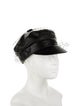 Christian Dior Leather Veil Newsboy Hat