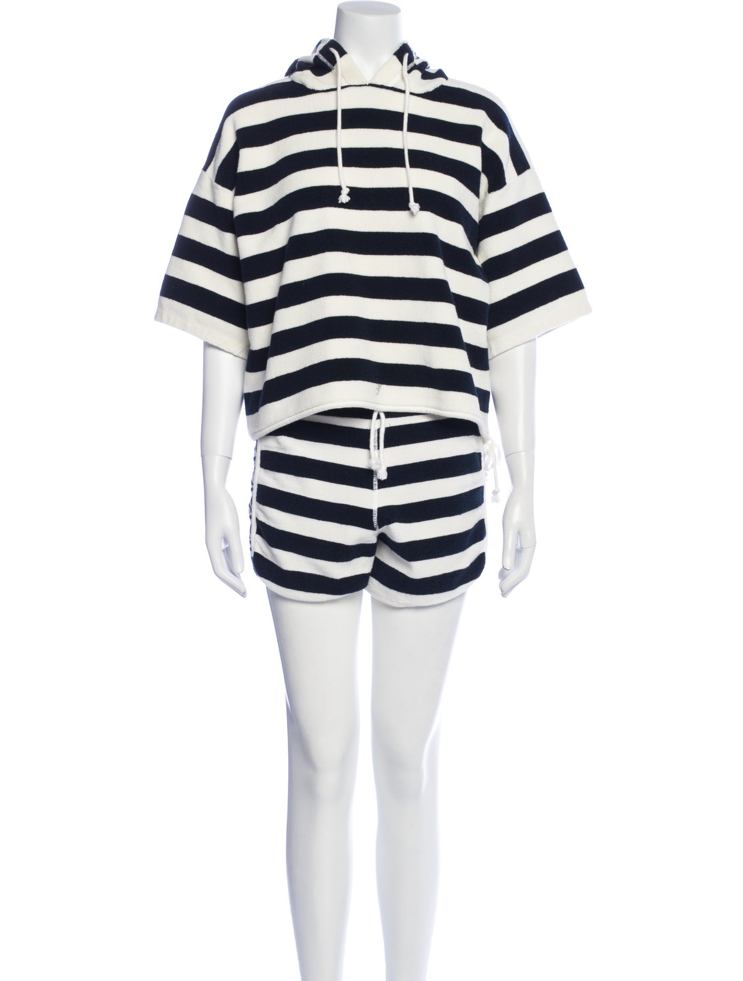 Christian Dior Striped Short Set
