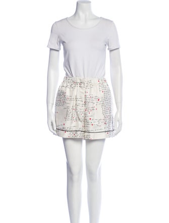 Christian Dior Silk Printed Short Set