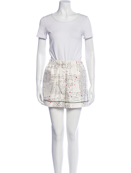 Christian Dior Silk Printed Short Set