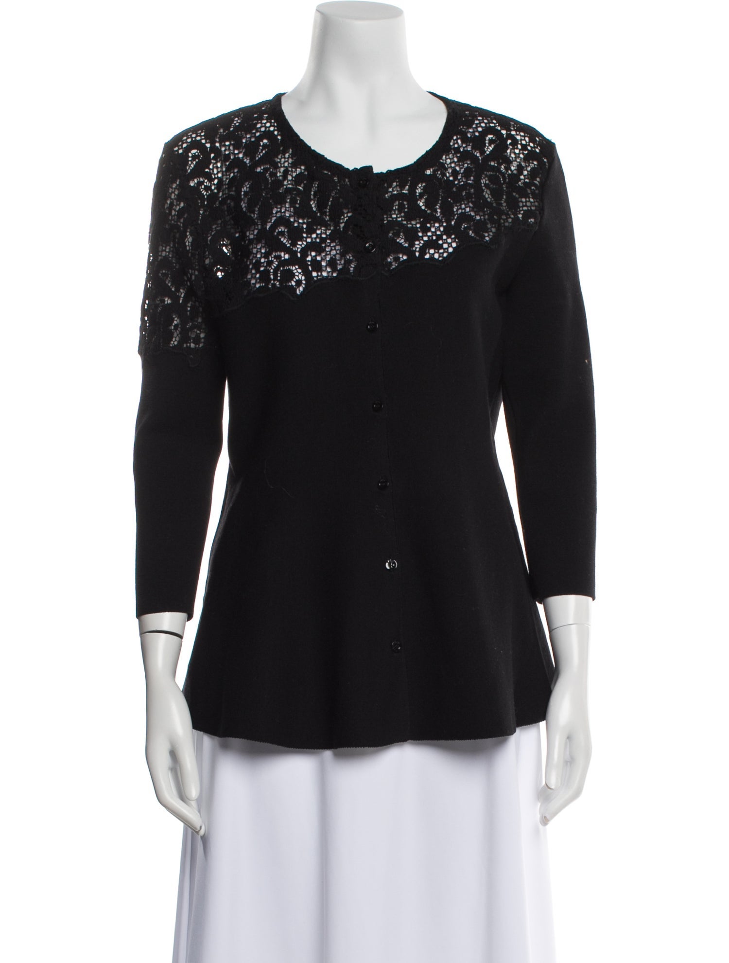 Christian Dior Wool Scoop Neck Sweater