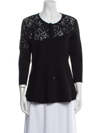 Christian Dior Wool Scoop Neck Sweater