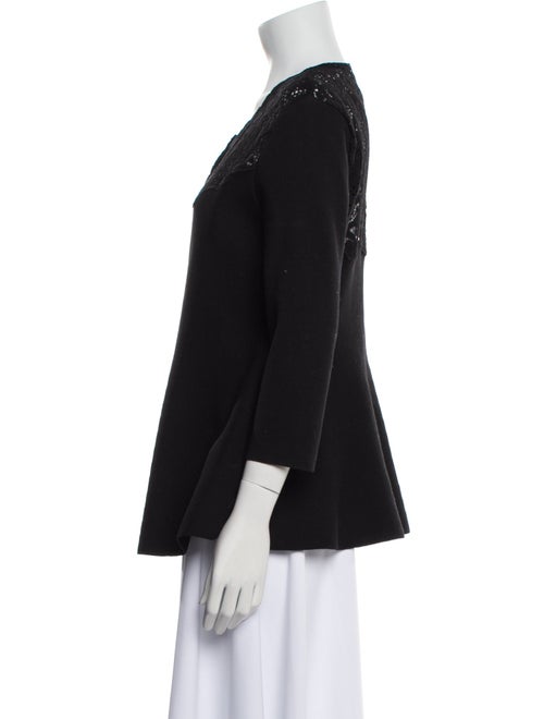 Christian Dior Wool Scoop Neck Sweater