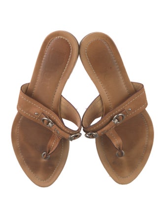 Christian Dior Leather Slides