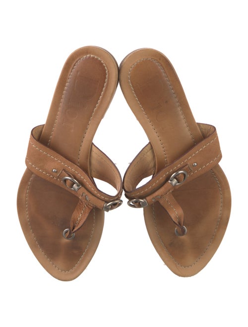 Christian Dior Leather Slides